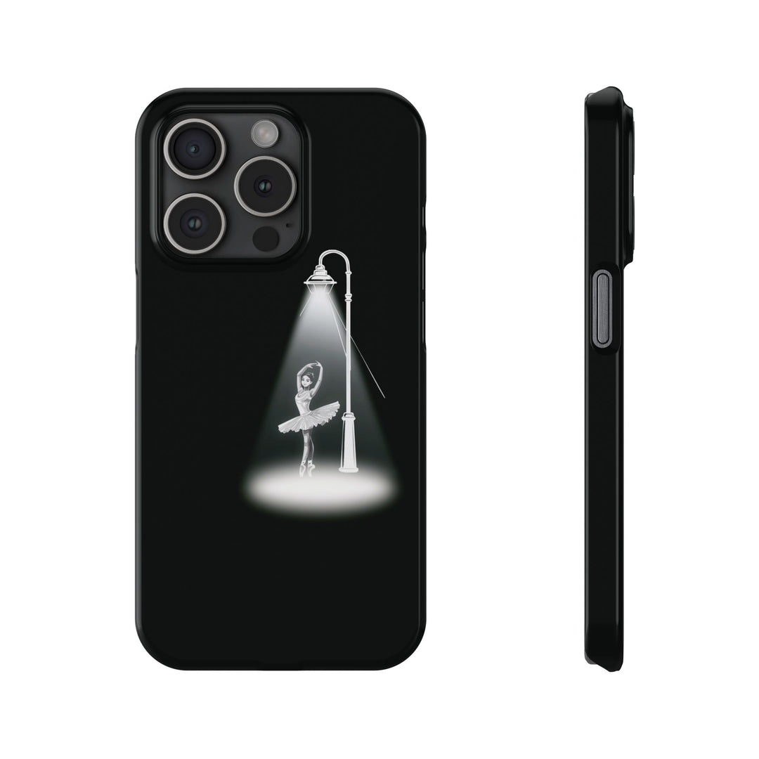 Slim Ballet Dancer Spotlight Gift for Her Cute Phone Cases for Iphone 16 Pro Max | iPhone 15 Case | iPhone 15 Pro Max Case, Iphone 14, 13, 12, 11, 10, 8, 7 - Studio40ParkLane