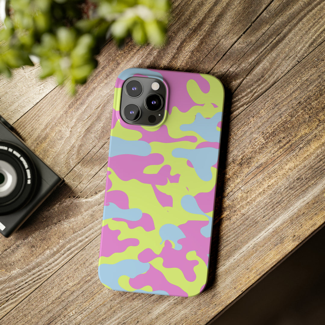 Slim Cute Phone Cases for Iphone - | iPhone 15 Case | iPhone 15 Pro Max Case, Iphone 14 Case, Iphone 14 Pro Max, Iphone 13, Spring Camouflage - Studio40ParkLane