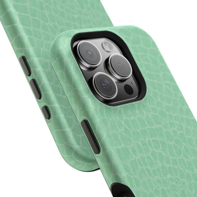 Non Leather Mint Color Pattern Magsafe Cute Phone Case for Iphone Gift for Her, | iPhone 15 Case | iPhone 15 Pro Max Case, Iphone 14, Iphone 14 Pro Max, Iphone 13, Iphone 16 - Studio40ParkLane