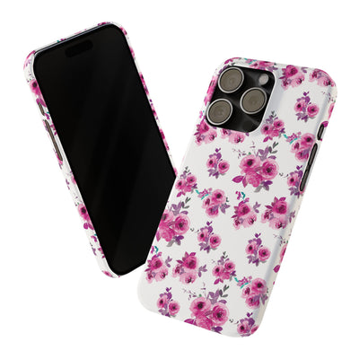 Slim Spring Flowers Gift for Her Cute Phone Cases for Iphone 16 Pro Max | iPhone 15 Case | iPhone 15 Pro Max Case, Iphone 14, 13, 12, 11, 10, 8, 7 - Studio40ParkLane