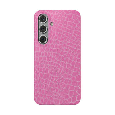 Snap Non Leather Pink Color Pattern Gift for Her Cute Phone Cases for Samsung Galaxy S24, S23, S22, S21, S20, Plus, Ultra, Iphone 16, 15, 14, Pro and Max - Studio40ParkLane