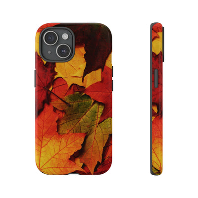 Autumn Fall Leaves Gift Cute Phone Case for, Samsung Galaxy S24, S23, S22, S21, IPhone 16 Case | Iphone 15, Iphone 14, IPhone 13 Case Mom Dad Gift