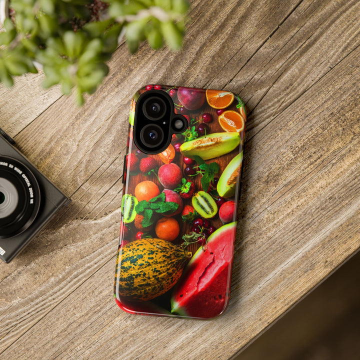 Fall Fruit Collage Cute Phone Case for, Samsung Galaxy S24, S23, S22, S21, IPhone 16 Case | Iphone 15, Iphone 14, IPhone 13 Case Mom Dad Gift - Studio40ParkLane