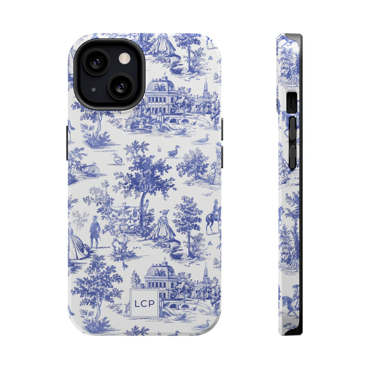 Custom Personalized French Toile Magsafe Phone Case for Iphone 18 - iPhone 17 Pro Max Air Plus 15 14 13 12 11, Samsung Galaxy Phone Cases - Studio40ParkLane