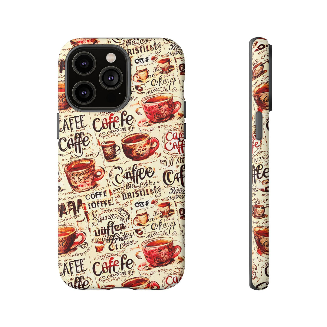 Impact Resistant, Paris Bistro Cafe, Cute Phone Cases for Samsung S24, S23, S22, S21, IPhone 15 pro Iphone 14 pro Iphone 13 IPhone 12 Iphone 11 - Studio40ParkLane