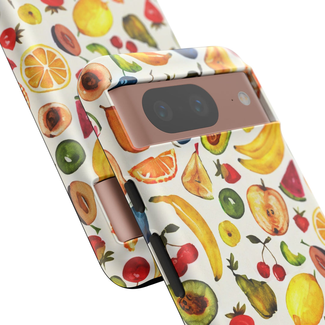 Impact Resistant, Mixed Fruits, Cute Phone Cases for Samsung S24, S23, S22, S21, IPhone 15 pro Iphone 14 pro Iphone 13 IPhone 12 Iphone 11 - Studio40ParkLane