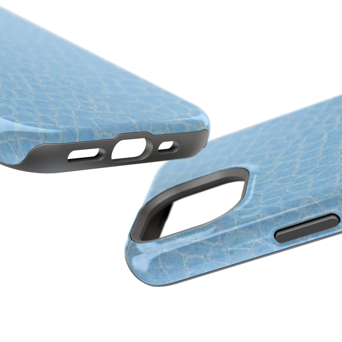 Non Leather Blue Color Pattern Magsafe Cute Phone Case for Iphone Gift for Her, | iPhone 15 Case | iPhone 15 Pro Max Case, Iphone 14, Iphone 14 Pro Max, Iphone 13, Iphone 16