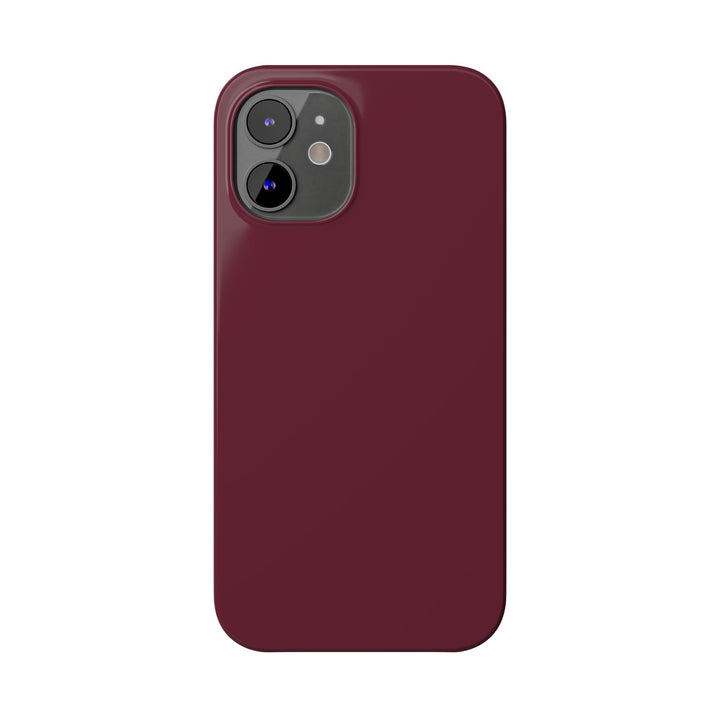 Slim Burgundy Maroon Gift for Her Aesthetic Cute Phone Case for Iphone 16 - | iPhone 15 Pro Max Case | iPhone 14 Case 13 12 11 10 9 8 7 - Studio40ParkLane