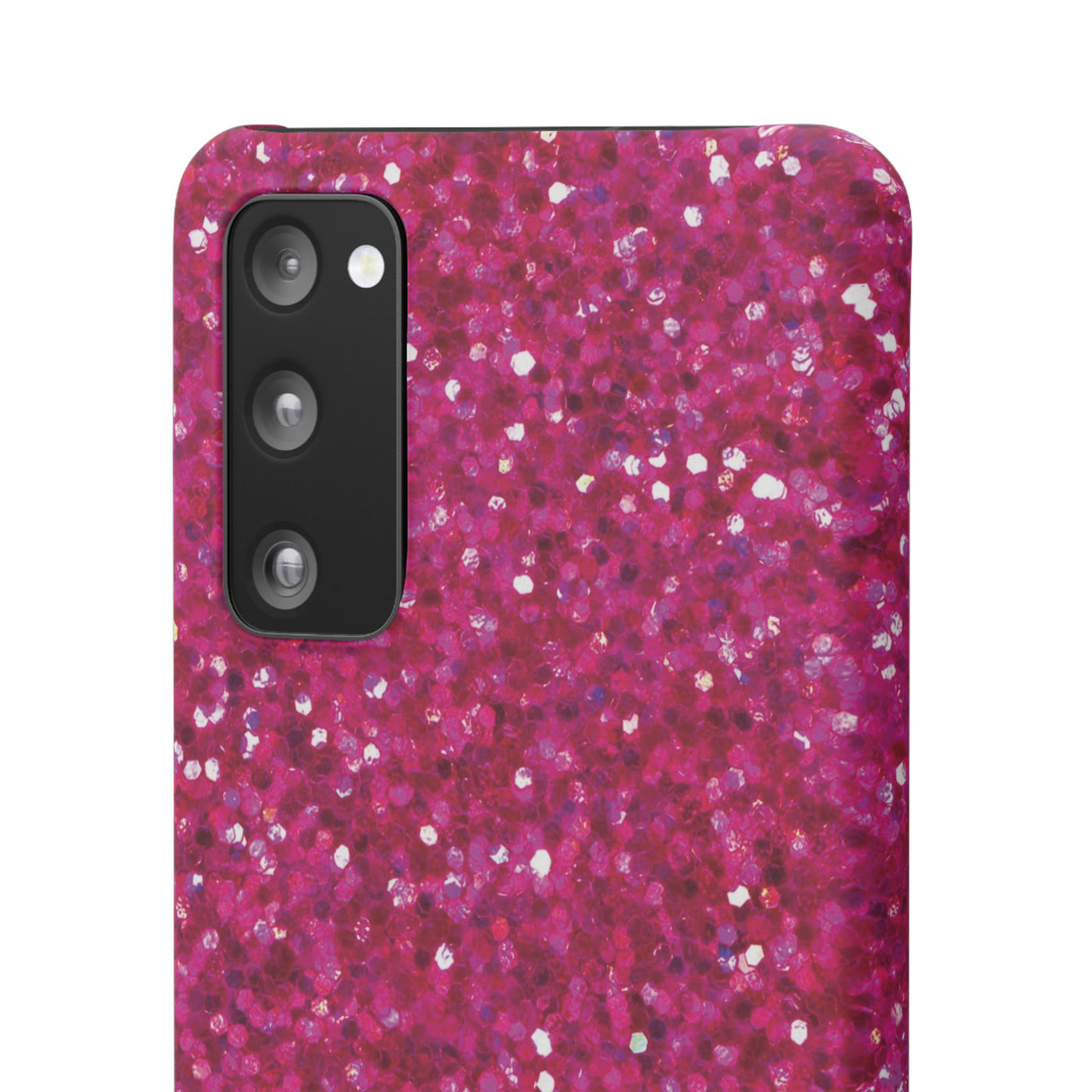 Snap Non-Glitter Muted Pink Play on "Faux" Glitter Effect Cute Phone Cases for Samsung and Iphone, 16, 15, 14, S24, S23, S22, S21, S20, Plus and Ultra