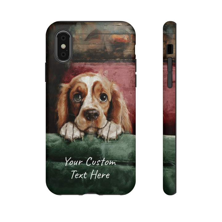 Personalize this Cute IPhone Case | Cocker Spaniel iPhone Case, iPhone 15 Case | iPhone 15 Case, Iphone 14 Case, Iphone 14 Pro Max Case - Studio40ParkLane