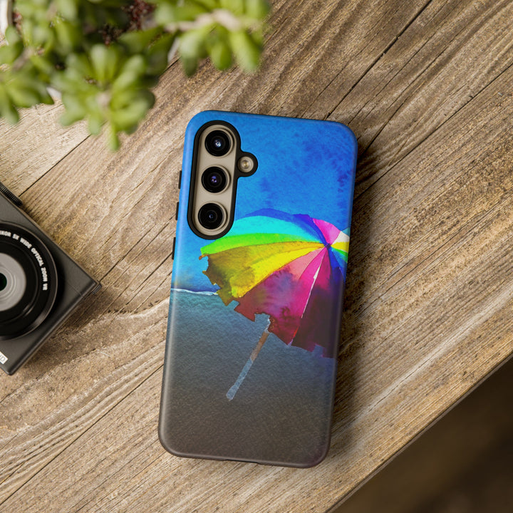 Cute Samsung Case | Cool Iphone Case | Summer Colorful Beach Parasol, Samsung S24, S23, S22, S21, IPhone 15 Case | Iphone 14 Case, Iphone 13 Case - Studio40ParkLane