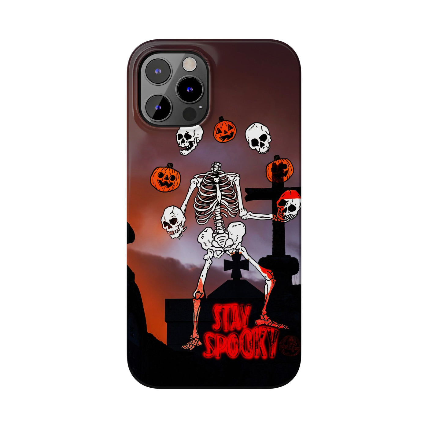 Slim Halloween Spooky Slim Cute Phone Cases for Iphone  | iPhone 15 Case | iPhone 15 Pro Max Case, Iphone 14, Iphone 14 Pro Max, Iphone 13