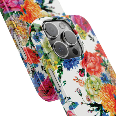 Slim Spring Flowers Gift for Her Cute Phone Cases for Iphone 16 Pro Max | iPhone 15 Case | iPhone 15 Pro Max Case, Iphone 14, 13, 12, 11, 10, 8, 7 - Studio40ParkLane