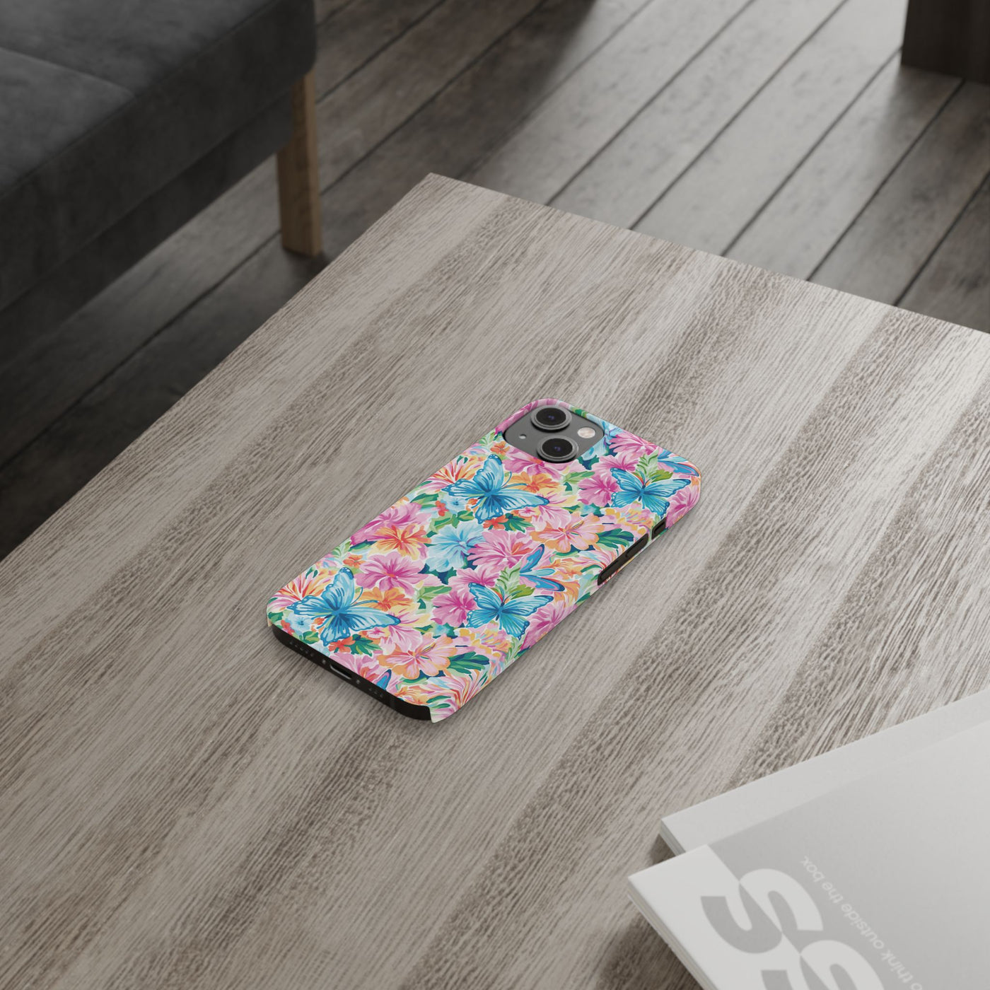 Slim Butterflies Flowers Gift for Her Cute Phone Cases for Iphone 16 Pro Max | iPhone 15 Case | iPhone 15 Pro Max Case, Iphone 14, 13, 12, 11, 10, 8, 7