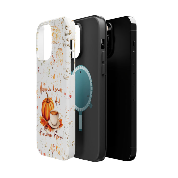 Fall Leaves Pumpkins Tough Magsafe Cute Phone Cases for Iphone | iPhone 15 Case | iPhone 15 Pro Max Case, Iphone 14, Iphone 14 13 12 11 10 9 8 7 - Studio40ParkLane