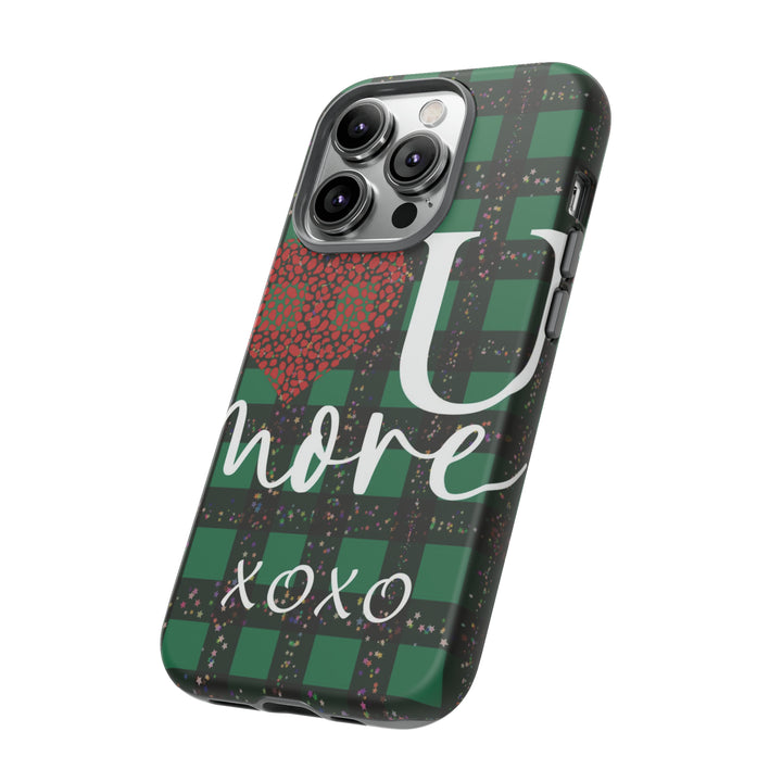 Cute IPhone Case | iPhone 15 Case | iPhone 15 Pro Max Case, Iphone 14 Case, Iphone 14 Pro Max Case IPhone Case for Art Lovers, Love You Green - Studio40ParkLane