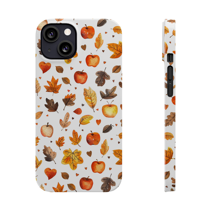Slim Fall Autumn Leaves Gift for Her Cute Phone Cases for Iphone 16 | iPhone 15 Case | iPhone 15 Pro Max Case, Iphone 14, Iphone 14 Pro Max, Iphone 13, Slim - Studio40ParkLane
