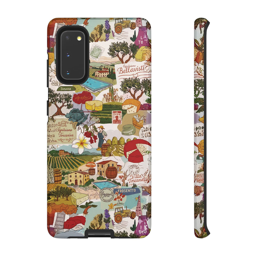 Italy Tuscany Coquette Collage Tough Premium Phone Case - For iPhone 17 Pro Max iPhone 16 Pro iPhone 15 Iphone 14 Plus 13 Pro 12 11 10 XR - Studio40ParkLane