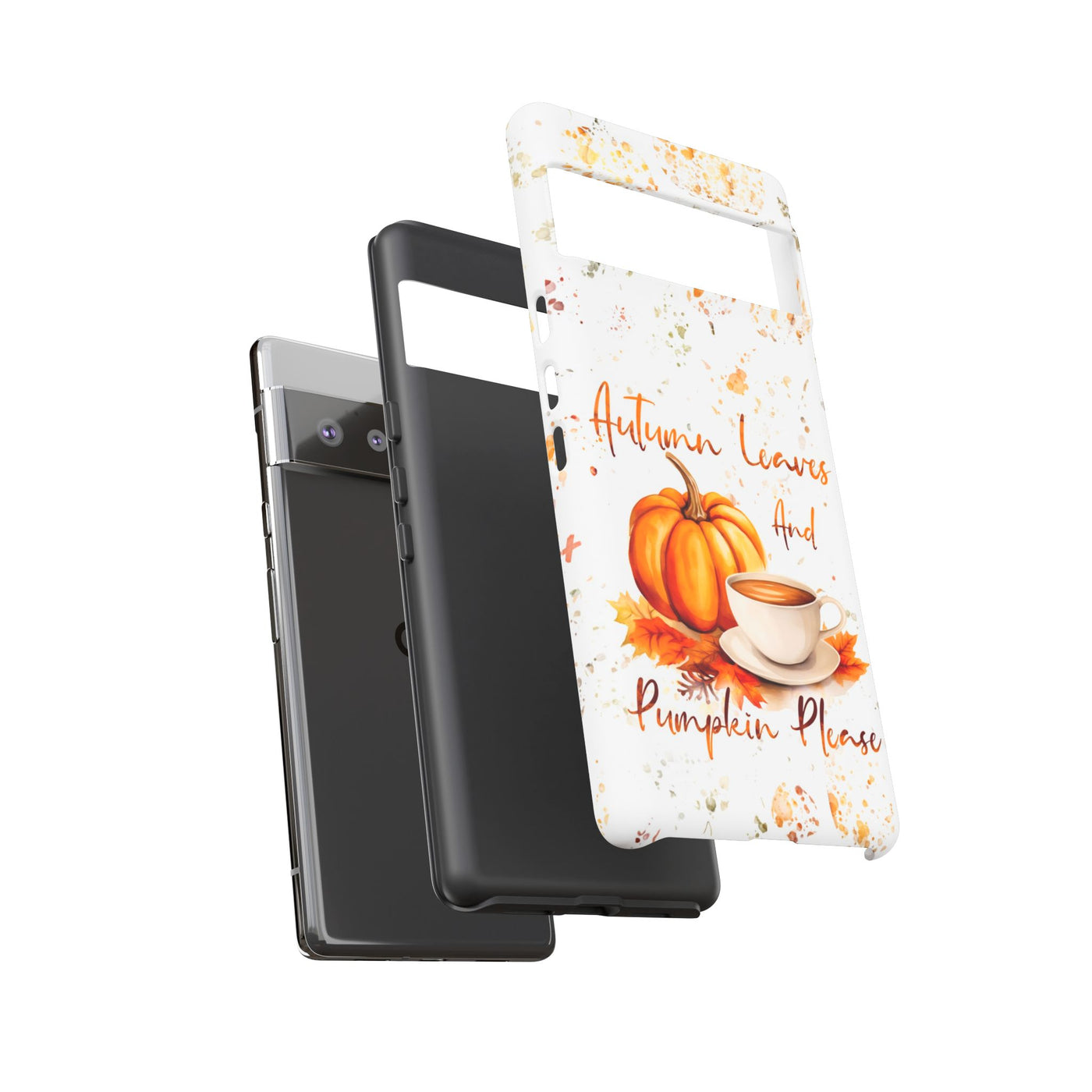 Impact Resistant, Fall Leaves Pumpkin Pie, Cute Phone Cases for Samsung S24, S23, S22, S21, IPhone 15 pro Iphone 14 pro Iphone 13 IPhone 12 Iphone 11