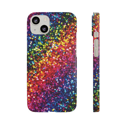 Snap Non-Glitter Muted Color Play on "Faux" Glitter Effect Cute Phone Cases for Samsung and Iphone, 16, 15, 14, S24, S23, S22, S21, S20, Plus and Ultra