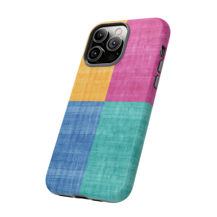 Impact Resistant, Colored Shapes, Cute Phone Cases for Samsung S24, S23, S22, S21, IPhone 15 pro Iphone 14 pro Iphone 13 IPhone 12 Iphone 11 - Studio40ParkLane