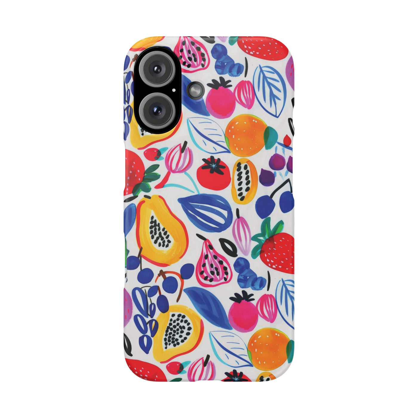 Snap Summer Fruit Gift for Her Cute Phone Cases for Samsung Galaxy S24, S23, S22, S21, S20, Plus, Ultra, Iphone 16, 15, 14, Pro and Max