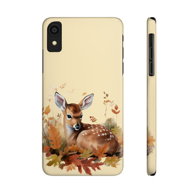 Slim Autumn Fall Deer Gift for Her Cute Phone Cases for Iphone 16 | iPhone 15 Case | iPhone 15 Pro Max Case, Iphone 14, Iphone 14 Pro Max, Iphone 13, Slim