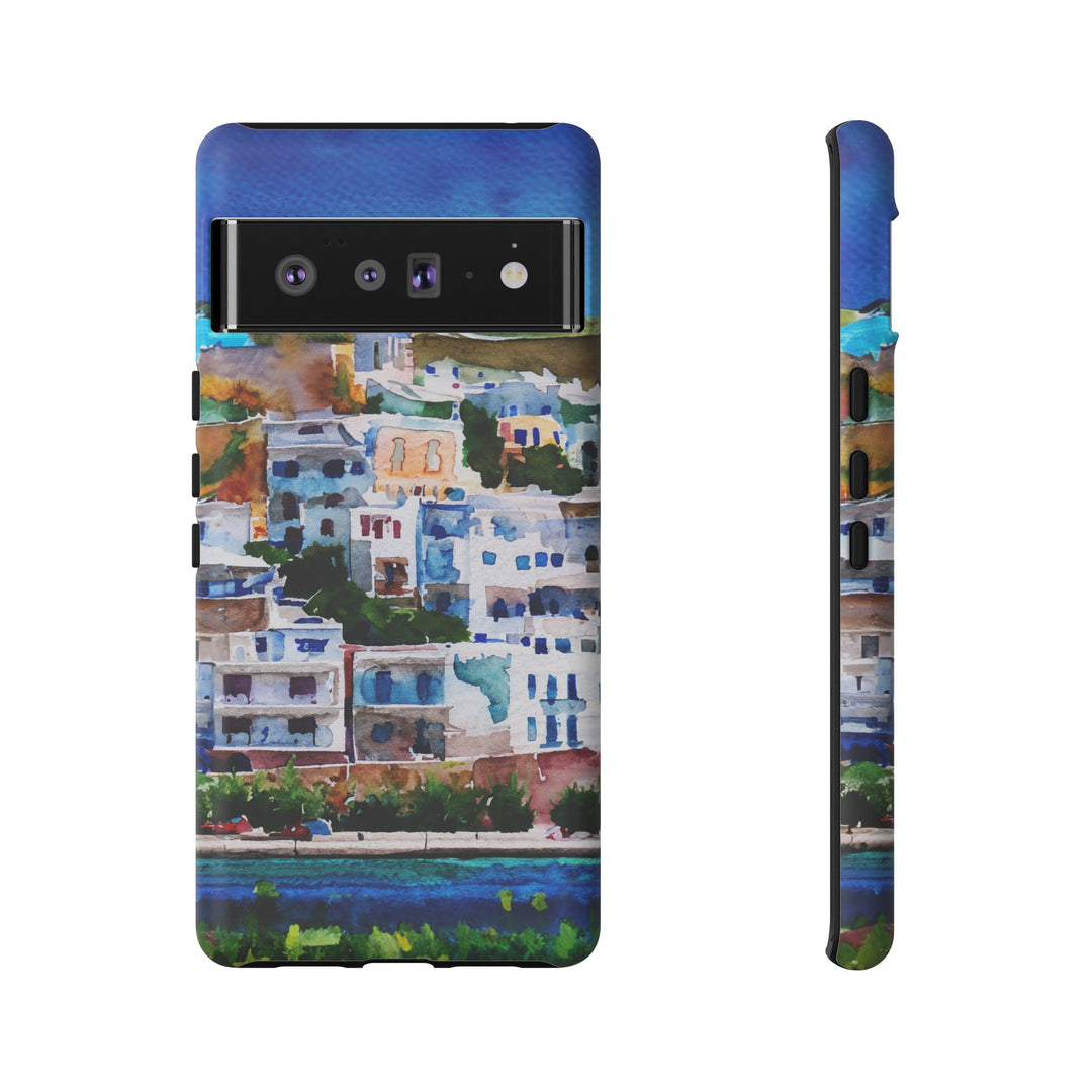 Impact Resistant, Greece House, Cute Phone Cases for Samsung S24, S23, S22, S21, IPhone 15 pro Iphone 14 pro Iphone 13 IPhone 12 Iphone 11 - Studio40ParkLane