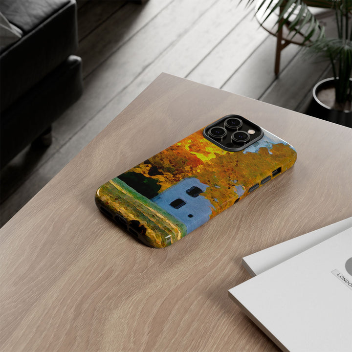 Impact Resistant, Fall Leaves Watercolor, Cute Phone Cases for Samsung S24, S23, S22, S21, IPhone 15 pro Iphone 14 pro Iphone 13 IPhone 12 Iphone 11 - Studio40ParkLane