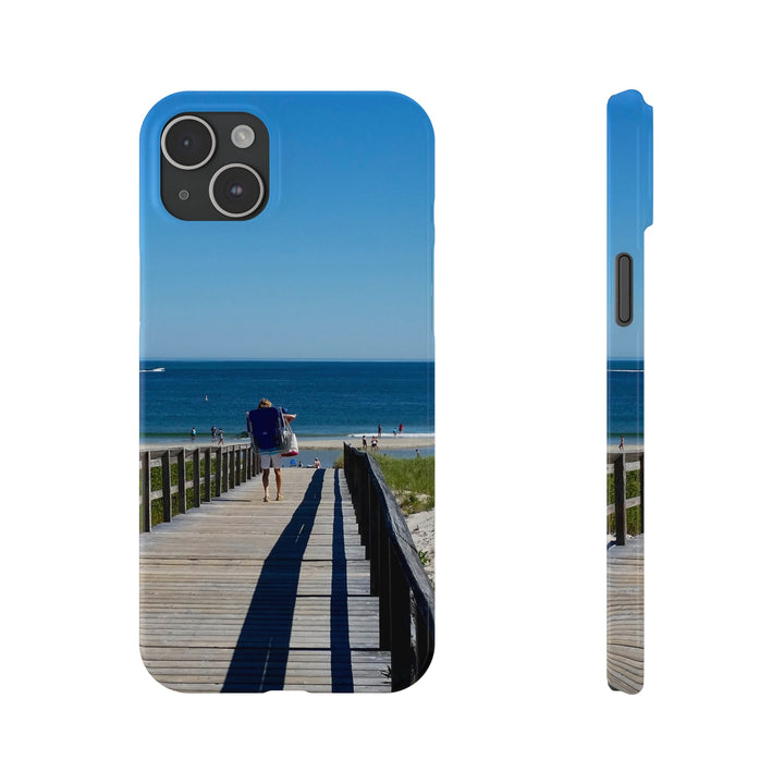 Slim Cute Phone Cases for Iphone - | iPhone 15 Case | iPhone 15 Pro Max Case, Iphone 14 Case, Iphone 14 Pro Max, Iphone 13, Summer Beach Walk - Studio40ParkLane