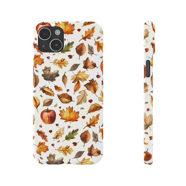 Slim Fall Autumn Leaves Gift for Her Cute Phone Cases for Iphone 16 | iPhone 15 Case | iPhone 15 Pro Max Case, Iphone 14, Iphone 14 Pro Max, Iphone 13, Slim - Studio40ParkLane
