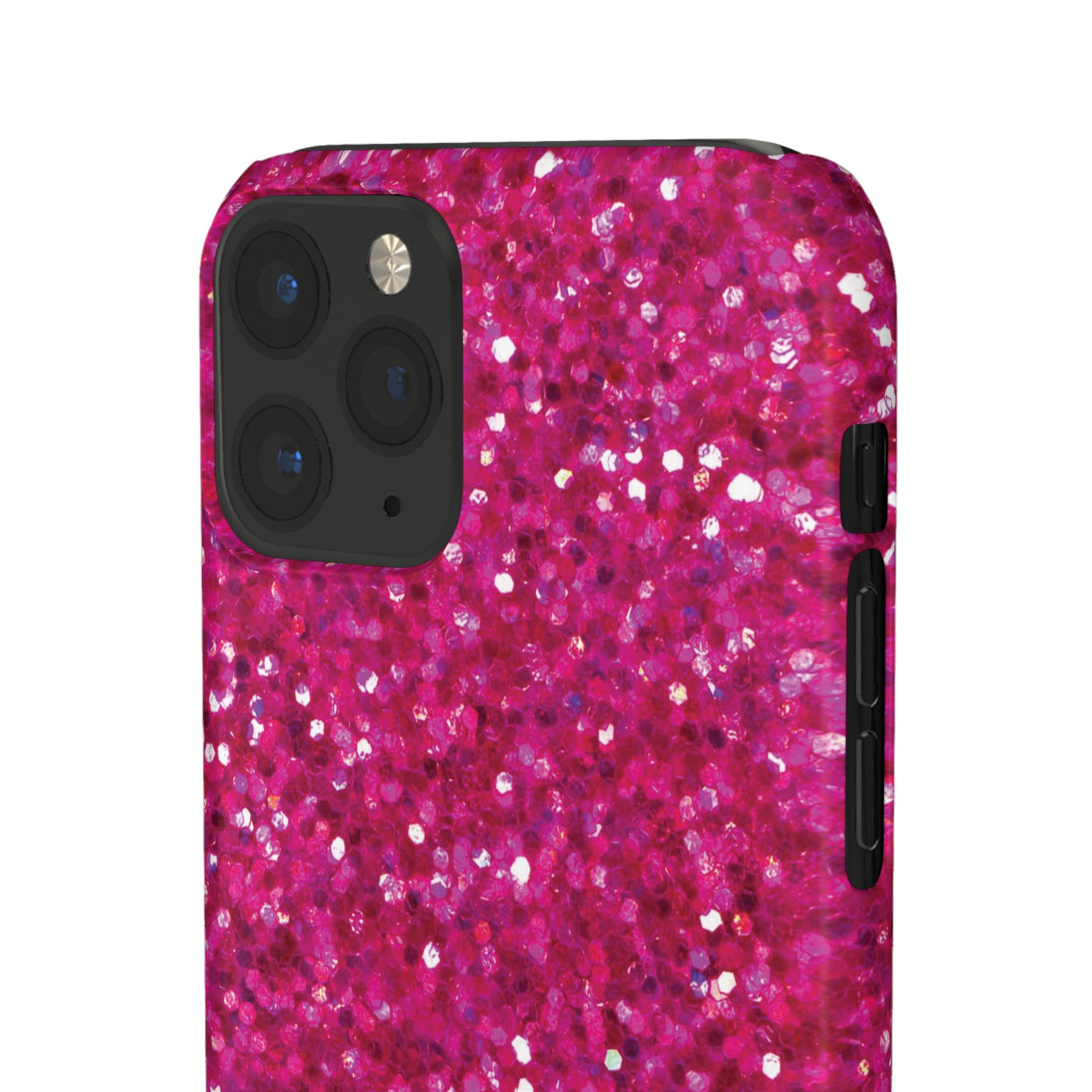 Snap Non-Glitter Muted Pink Play on "Faux" Glitter Effect Cute Phone Cases for Samsung and Iphone, 16, 15, 14, S24, S23, S22, S21, S20, Plus and Ultra