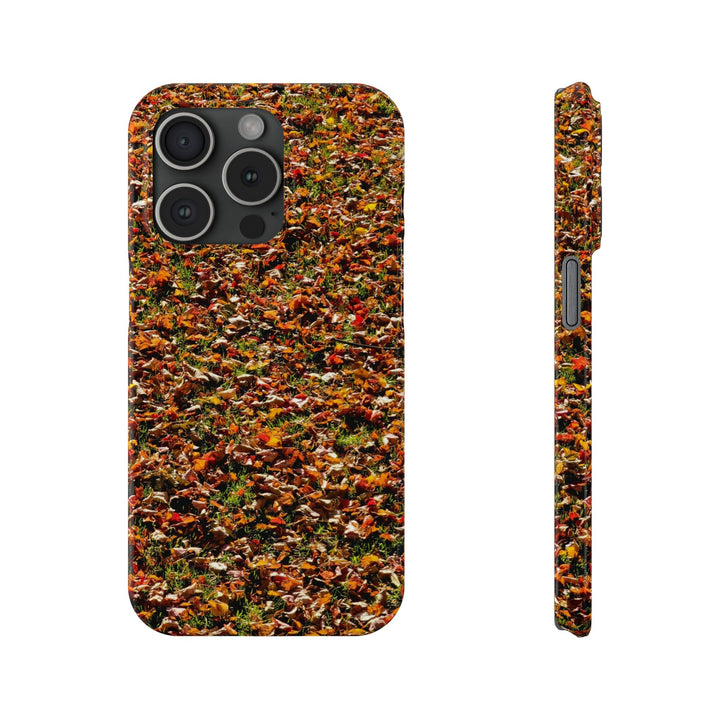 Slim Cute Phone Cases for Iphone - | iPhone 15 Case | iPhone 15 Pro Max Case, Iphone 14 Case, Iphone 14 Pro Max, Iphone 13, New England Fall Leaves - Studio40ParkLane