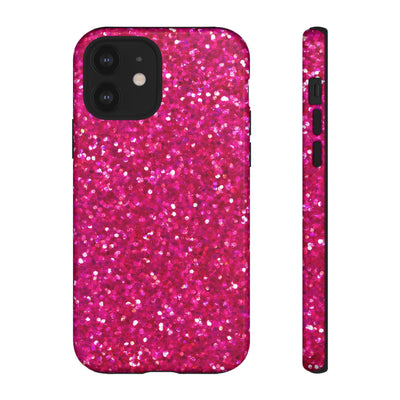 Pink Glitter Cute Phone Case, for IPhone 16 pro Max | Iphone 15, Iphone 14, IPhone 13 Case, 11 8 7, Samsung Galaxy S24, S23, S22, S21, 2 Layer Protection