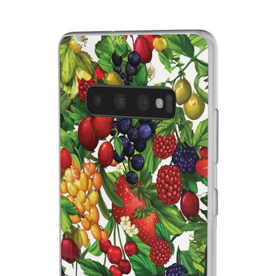 Cute Flexi Phone Cases, For Samsung Galaxy and Iphone, Summer Mixed Fruit, Galaxy S23 Phone Case, Samsung S22 Case, Samsung S21, Iphone 15, Iphone 14, Iphone 13