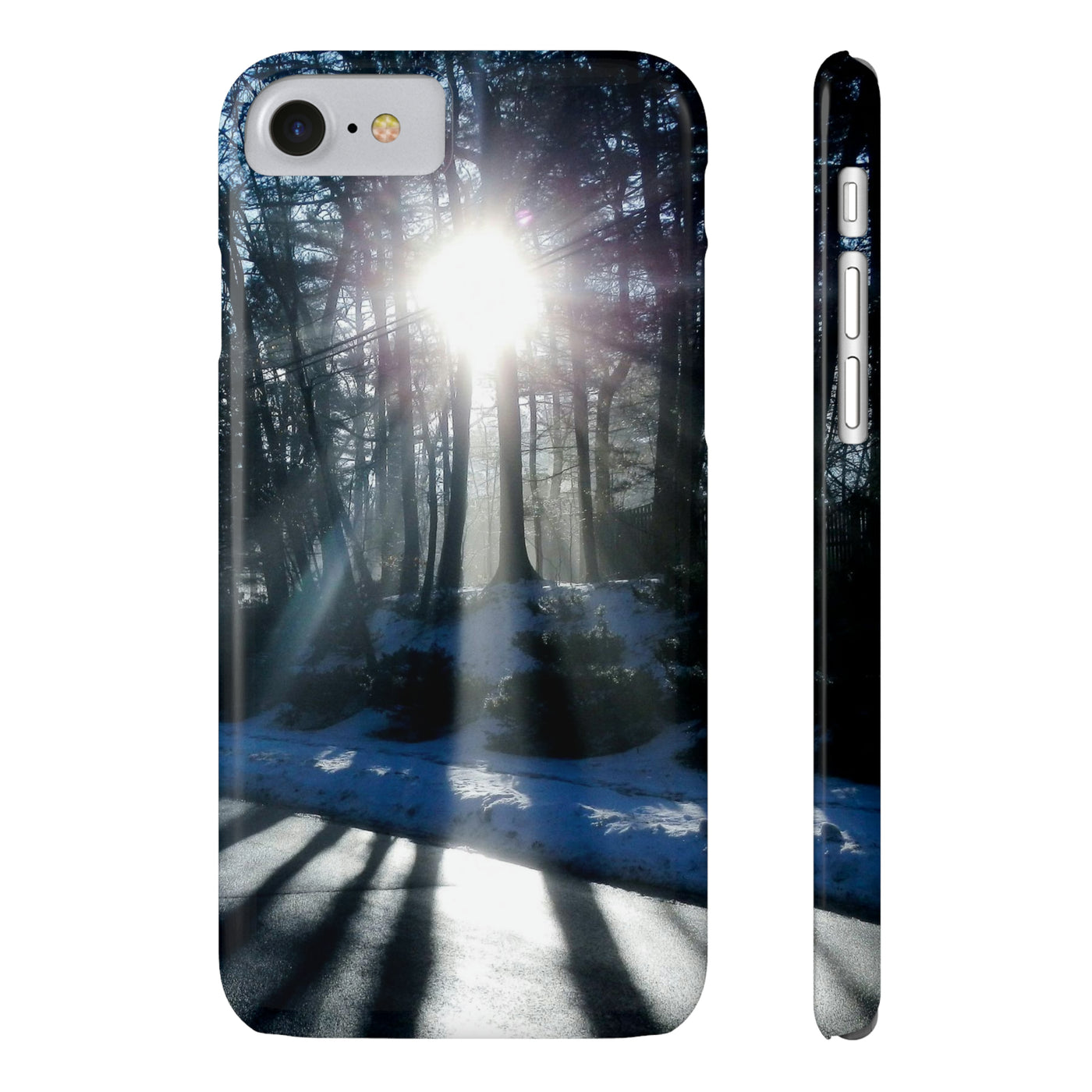 Slim Cute iPhone Cases - | iPhone 15 Case | iPhone 15 Pro Max Case, Iphone 14 Case, Iphone 14 Pro Max, Iphone 13, Winter Morning Sun