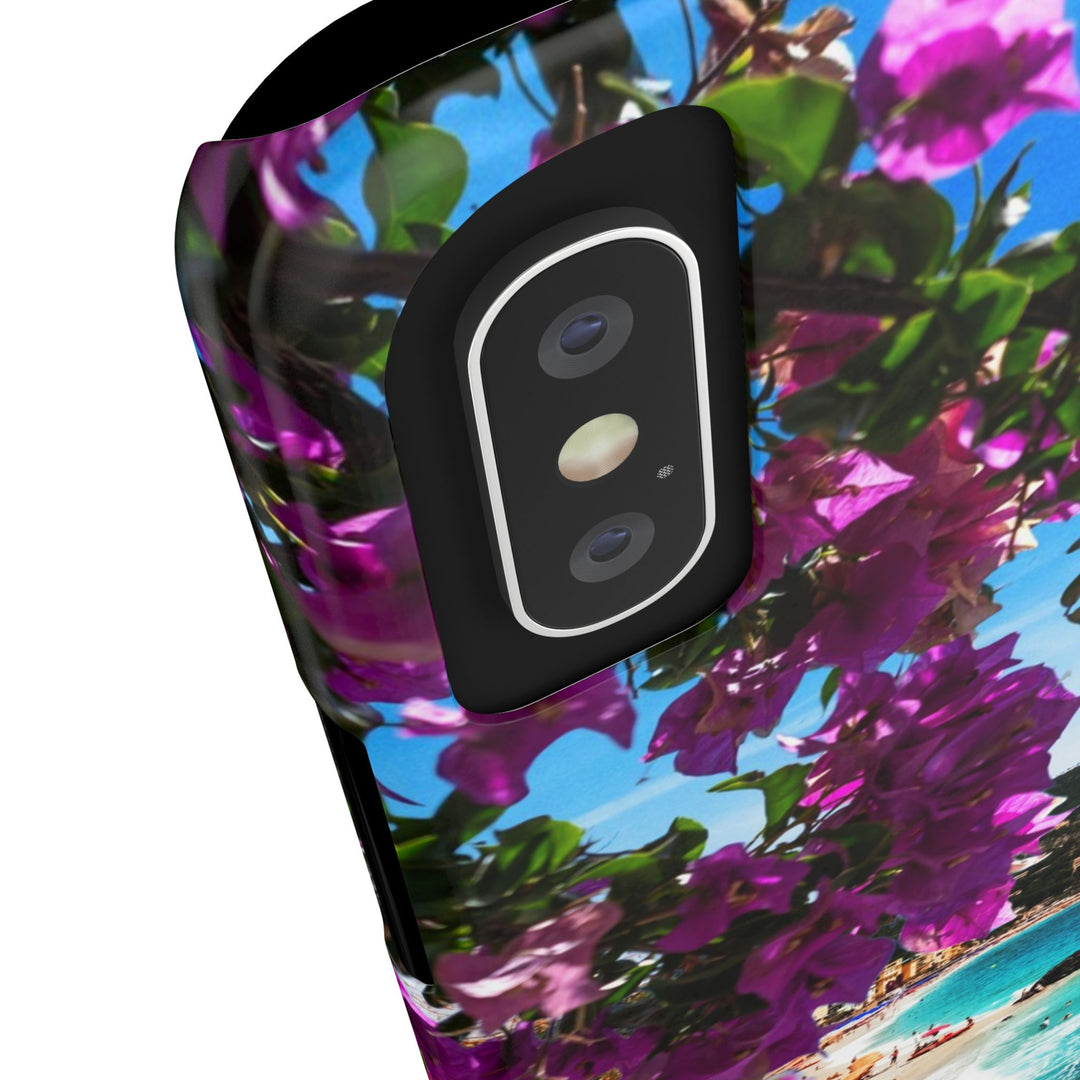 Slim Bougainvillea Sea View Cute Phone Cases for Iphone | iPhone 15 Case | iPhone 15 Pro Max Case, Iphone 14, Iphone 14 Pro Max, Iphone 13 - Studio40ParkLane
