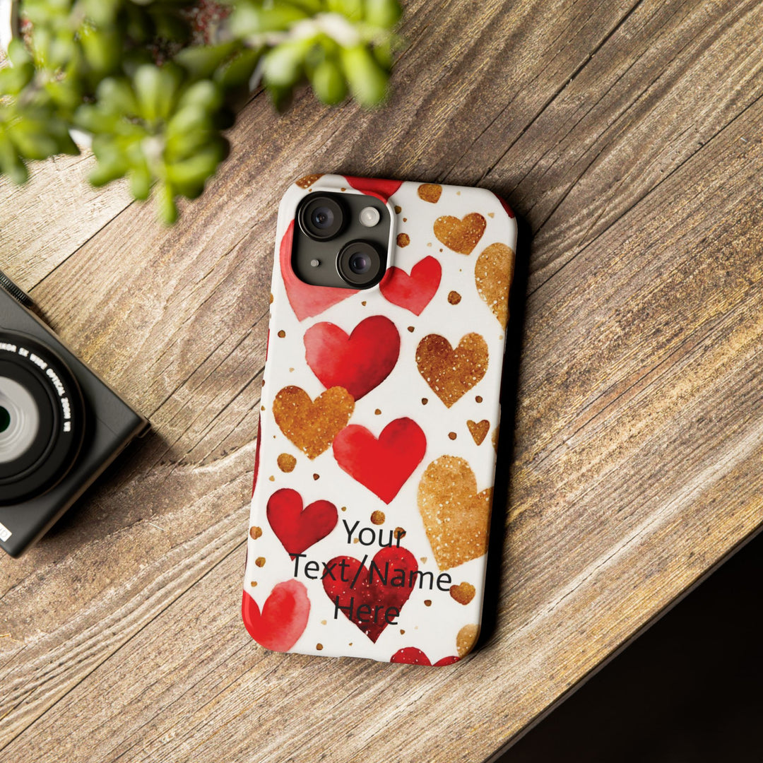 Slim Custom Personalized Valentine Love Gift for Her Cute Phone Cases for Iphone 16 Pro Max | iPhone 15 Case | iPhone 15 Pro Max Case, Iphone 14 - Studio40ParkLane