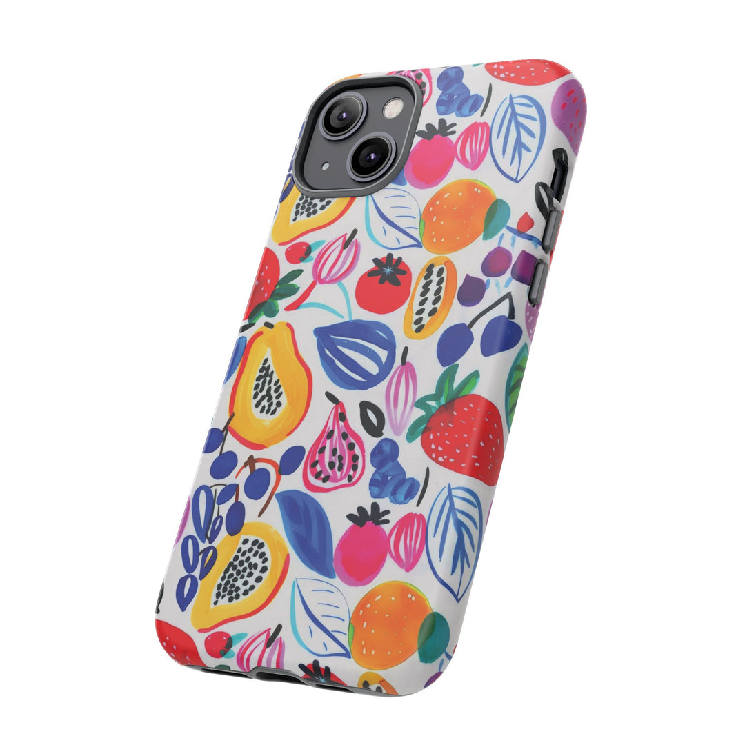 Premium Tough Summer Fruit Collage Gift for Her Cute Phone Cases for Samsung and Iphone, 16, 15, 14, S24, S23, S22, S21, S20, Plus, Ultra, Pro - Studio40ParkLane