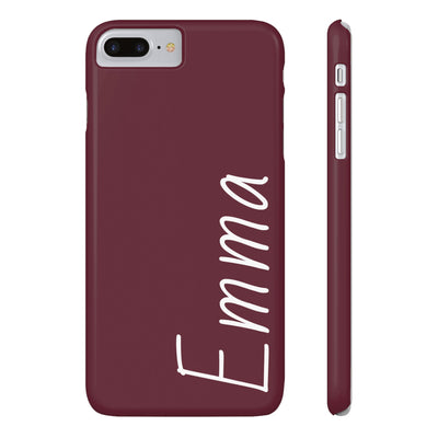 Personalized Initial Name Custom Slim Phone Cases for Iphone 16 Pro Max | iPhone 15 Case | iPhone 15 Pro Max Case, Iphone 14, 13, 12, 11, 10, 8, 7 - Studio40ParkLane