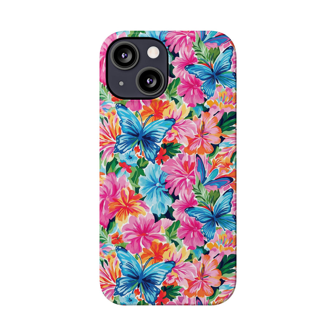 Slim Butterflies Flowers Gift for Her Cute Phone Cases for Iphone 16 Pro Max | iPhone 15 Case | iPhone 15 Pro Max Case, Iphone 14, 13, 12, 11, 10, 8, 7 - Studio40ParkLane