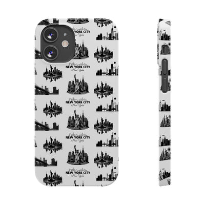 Slim New York Skyline Collage Coquette Gift for Her Cute Phone Cases for Iphone 16 Pro Max | iPhone 15 Case | iPhone 15 Pro Max Case, Iphone 14, Iphone 14 Pro Max, Iphone 13 12 11 8 7