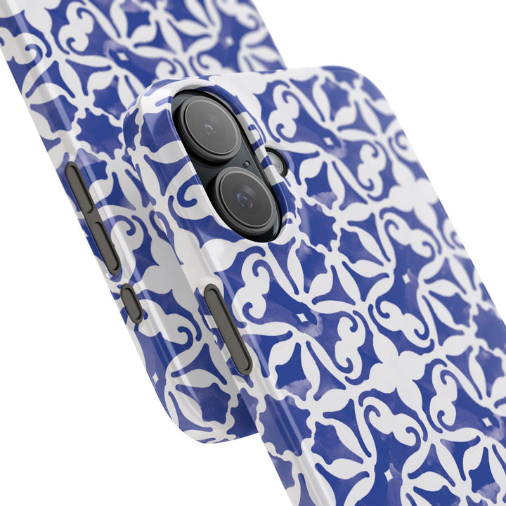 Slim Blue Mosaic Gift for Her Cute Phone Cases for Iphone 16 Case | iPhone 15 Case | iPhone 15 Pro Max Case, Iphone 14, Iphone 14 Pro Max, Iphone 13, 11,10,8,7 - Studio40ParkLane