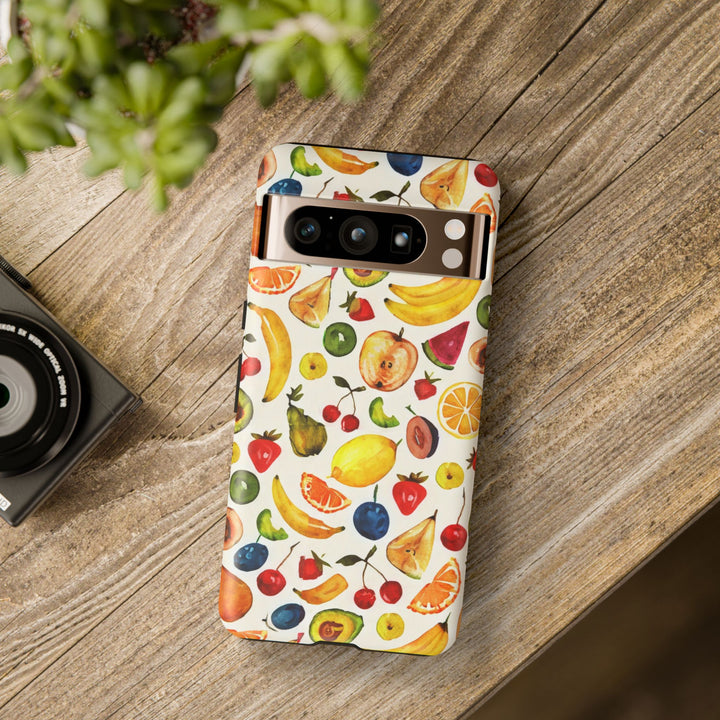Impact Resistant, Mixed Fruits, Cute Phone Cases for Samsung S24, S23, S22, S21, IPhone 15 pro Iphone 14 pro Iphone 13 IPhone 12 Iphone 11 - Studio40ParkLane