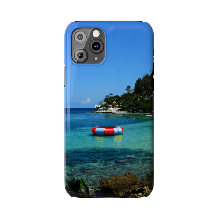 Slim Cute Phone Cases for Iphone - | iPhone 15 Case | iPhone 15 Pro Max Case, Iphone 14 Case, Iphone 14 Pro Max, Iphone 13, Summer Jamaica Beach - Studio40ParkLane