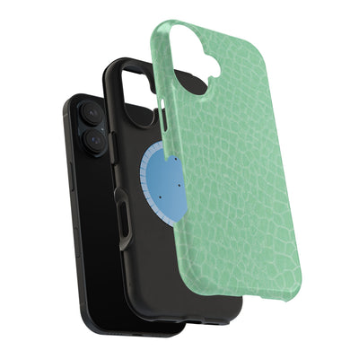 Non Leather Mint Color Pattern Magsafe Cute Phone Case for Iphone Gift for Her, | iPhone 15 Case | iPhone 15 Pro Max Case, Iphone 14, Iphone 14 Pro Max, Iphone 13, Iphone 16 - Studio40ParkLane