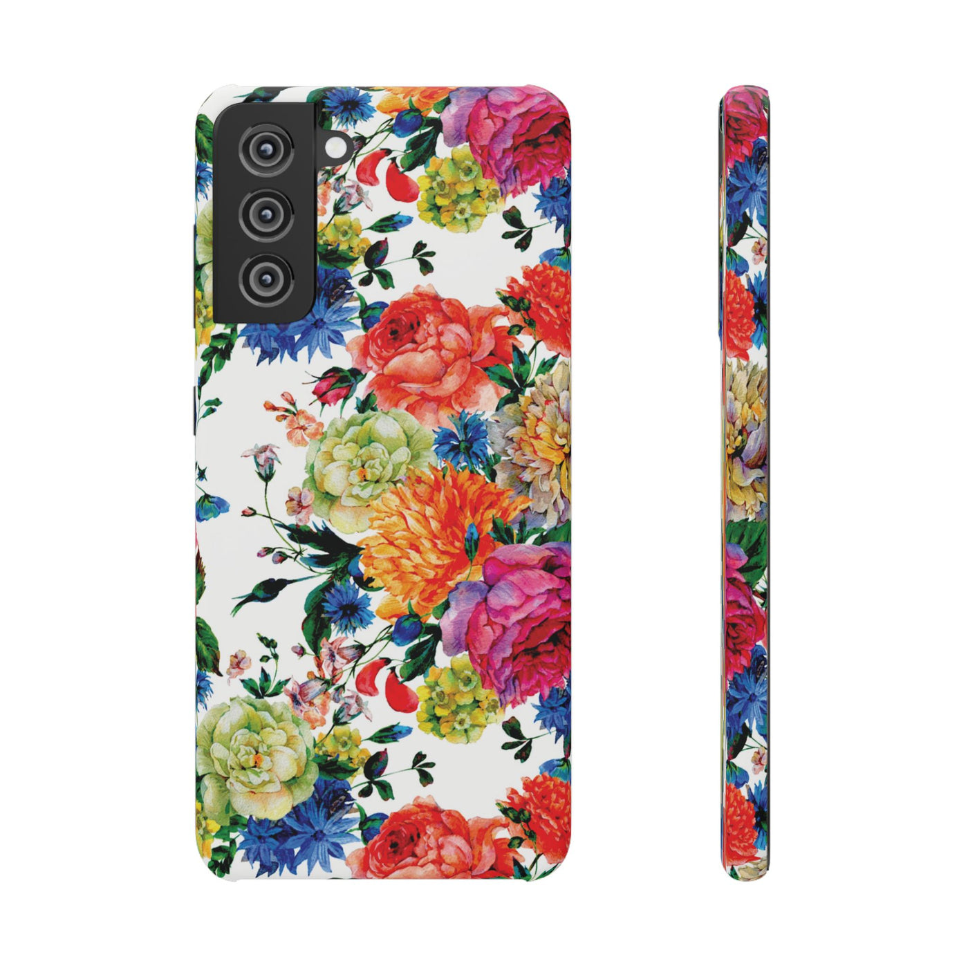 Snap Spring Flowers Cute Phone Cases for Samsung S24, S23, S22, S21, S20, Plus and Ultra, Iphone 16 Pro Max, Iphone 15, 14, 13, 12, 11, 10 - Studio40ParkLane