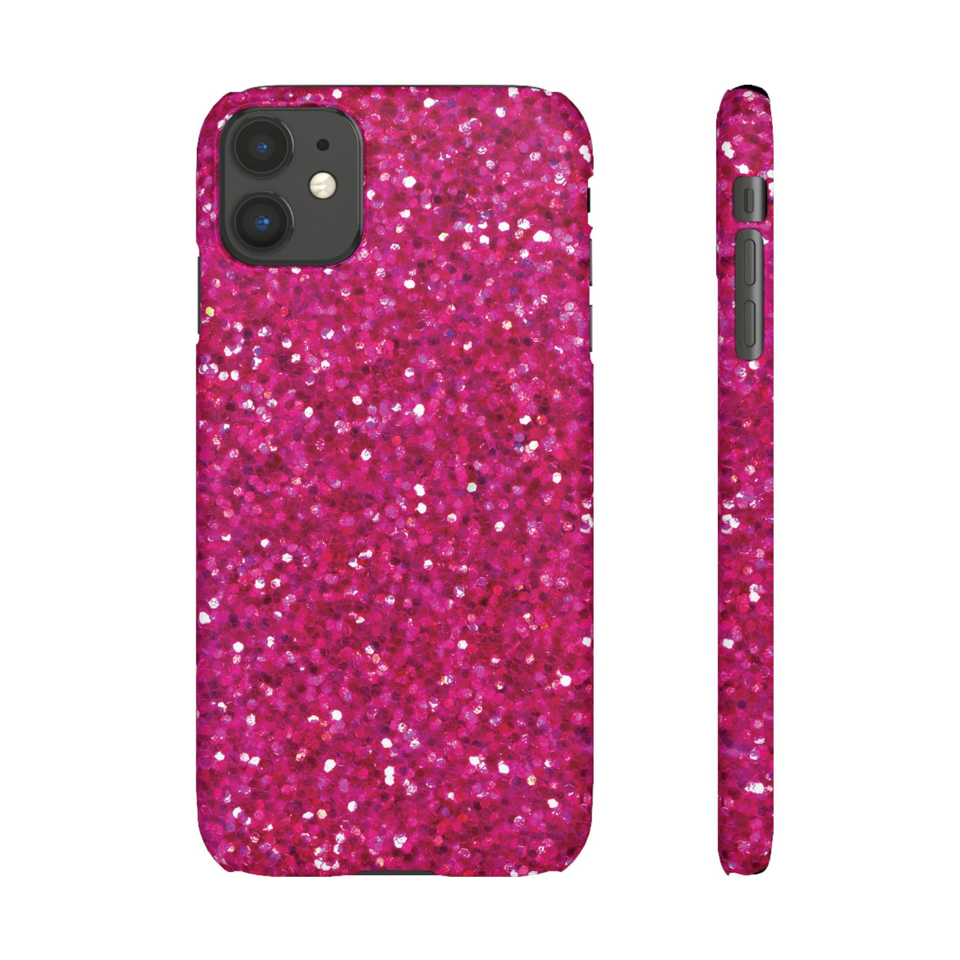 Snap Non-Glitter Muted Pink Play on "Faux" Glitter Effect Cute Phone Cases for Samsung and Iphone, 16, 15, 14, S24, S23, S22, S21, S20, Plus and Ultra