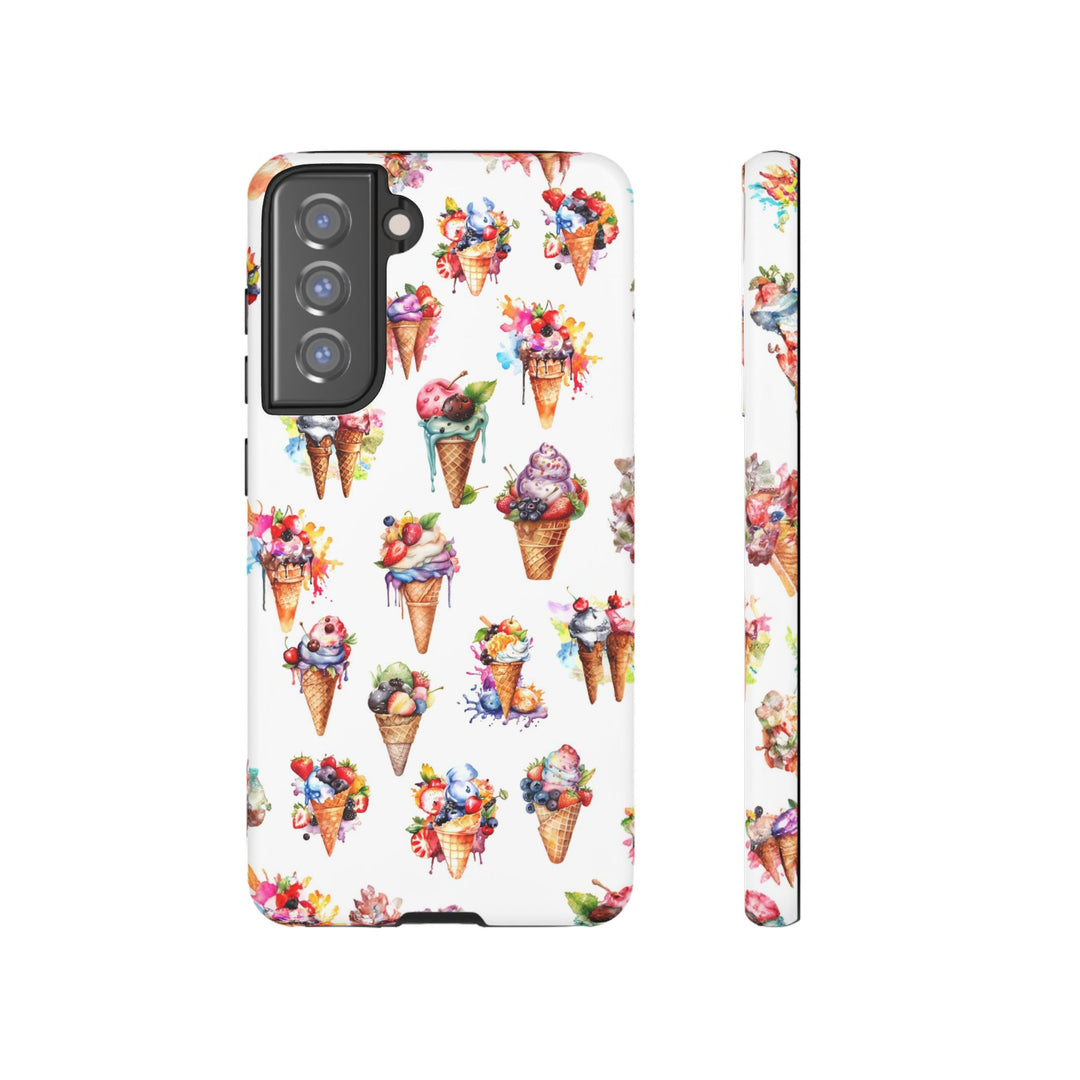 Impact Resistant, Summer Icecream, Cute Phone Cases for Samsung S24, S23, S22, S21, IPhone 15 pro, Iphone 14 pro, Iphone 13 IPhone 12, Iphone 11 - Studio40ParkLane