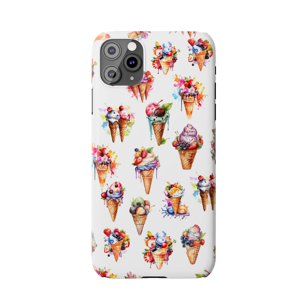 Slim Summer Ice Cream Slim Cute Phone Cases for Iphone | iPhone 15 Case | iPhone 15 Pro Max Case, Iphone 14, Iphone 14 Pro Max, Iphone 13 - Studio40ParkLane